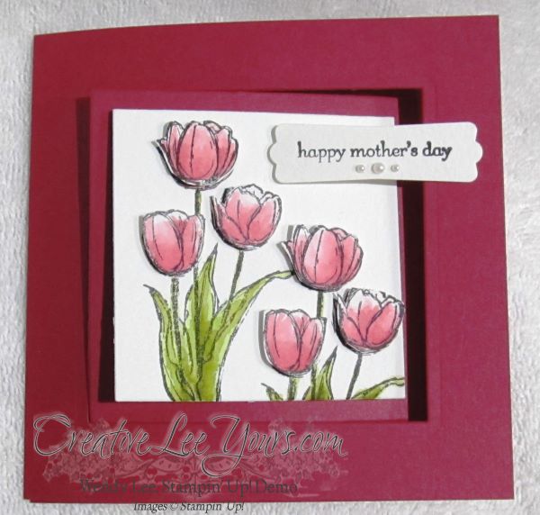 Tulip Mothers day card