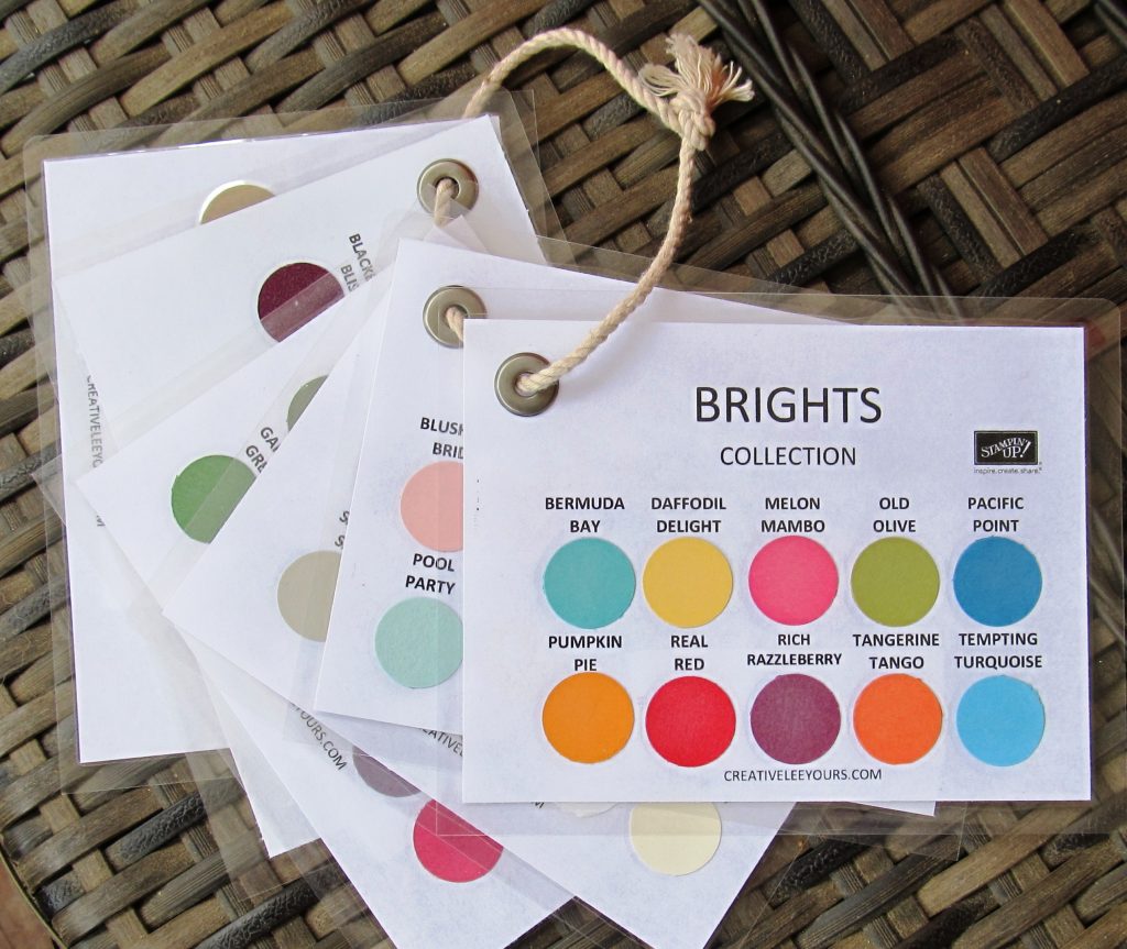 Color Charts by Wendy Lee, #creativeleeyours, Stampin' Up!, In Color