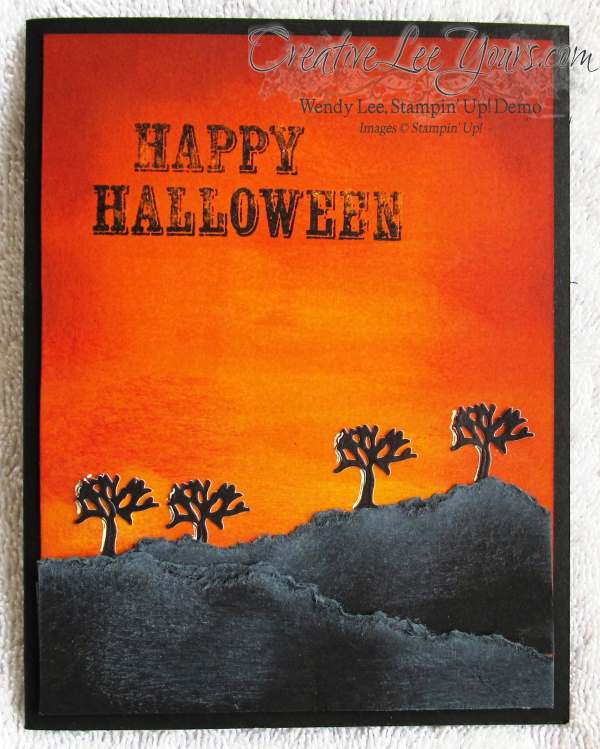 Sept 2014 Paper Pumpkin by Wendy Lee, Halloween card