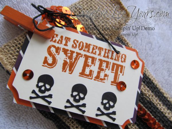 Sept 2014 Paper Pumpkin by Wendy Lee, Halloween treat bag