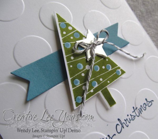 Festive Trees Merry Christmas by Wendy Lee, #creativeleeyours, Stampin Up!,