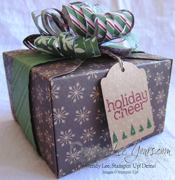 Gift Box Punchboard by Wendy Lee, #creativeleeyours, Stampin Up, Cheerful Tags