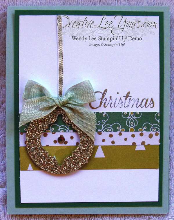 All is calm mosaic by Wendy Lee, creativeleeyours, Stampin' Up!, Nov 2014 FMN class