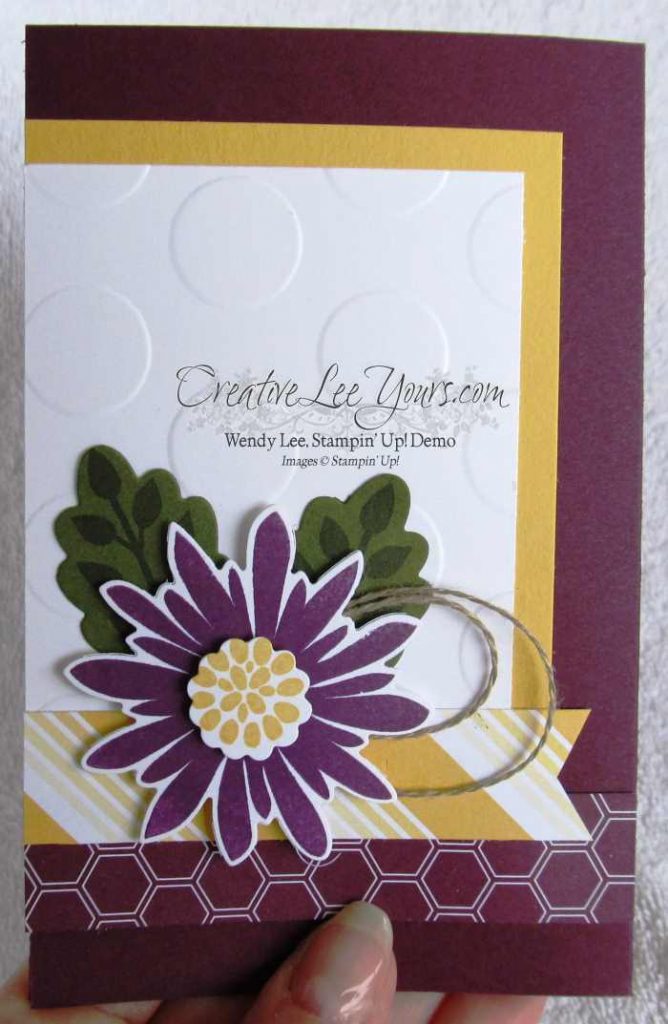 Get Well Block Card by Wendy Lee, #creativeleeyours, Stampin Up