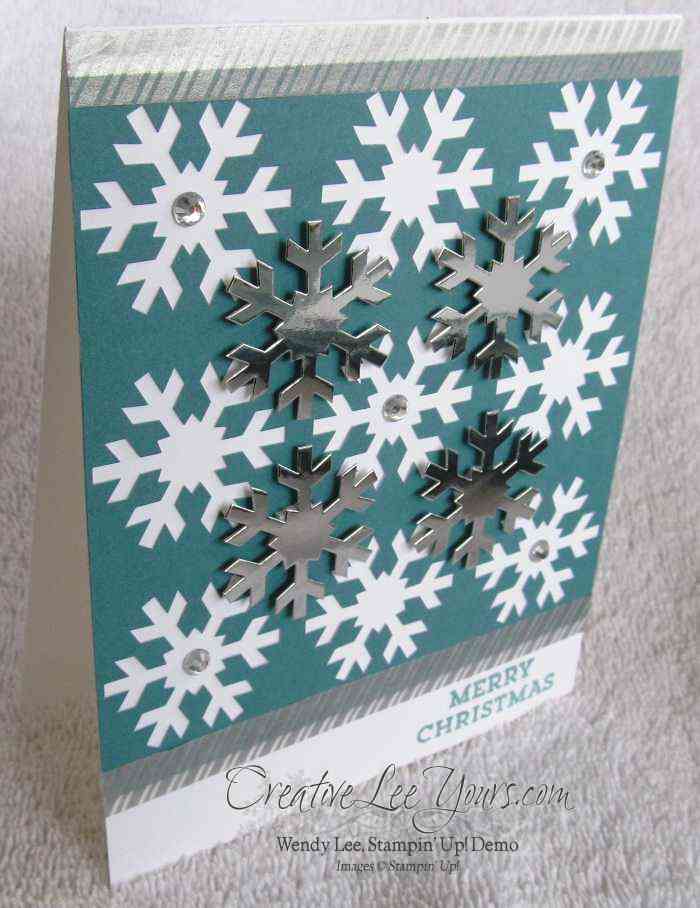Nov 2014 Simply Snowflake Paper Pumpkin kit by Wendy Lee,#creativeleeyours, Stampin' Up!, Christmas Cards