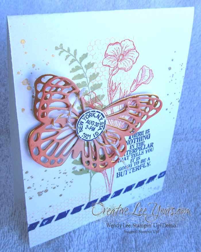 Beautiful Butterfly by Wendy Lee, #creativeleeyours, Stampin' Up!, Butterfly Basics Stamp Set, Butterfly Thinlits, Cards