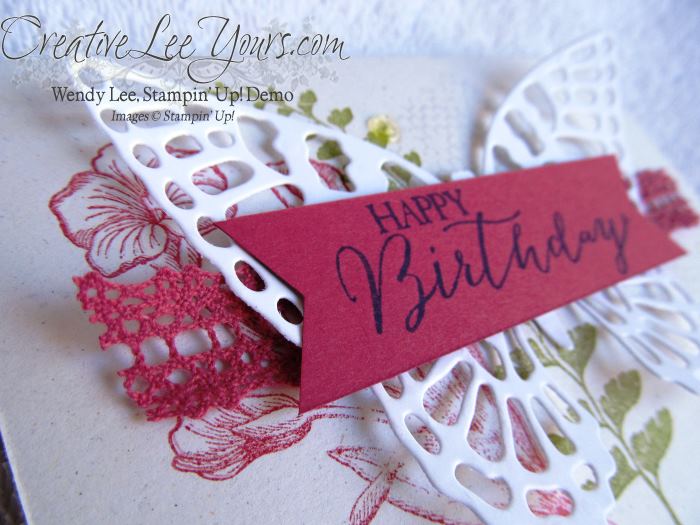 Happy Birthday Butterfly Basics by Wendy Lee, #creativeleeyours, Stampin' Up!