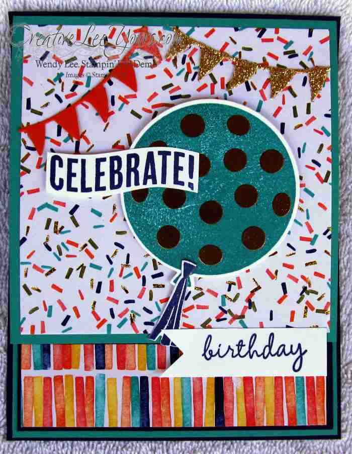 Celebrate Today Pop Up by Wendy lee, #creativeleeyours, Stampin' Up!