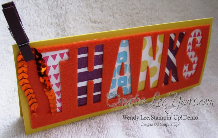 Paper Pumpkin Layers of Gratitude Thanks by Wendy Lee, #creativeleeyours, Stampin' Up!, March 2015 kit