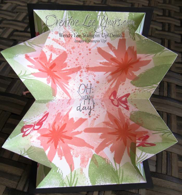 Mothers Day Explosion Card by Wendy Lee, #creativeleeyours, Stampin' Up!, Build a Bouquet stamp set