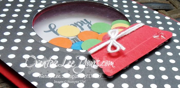 Gumball Birthday by Wendy Lee, #creativeleeyours, Stampin' Up!, Sparkly Seasons stamp set