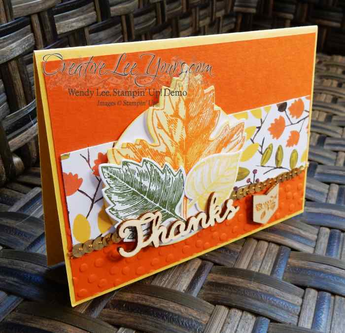 Vintage Leaves Thanks by Betsy Batten, #creativeleeyours, Stampin' Up!, Fall Cards