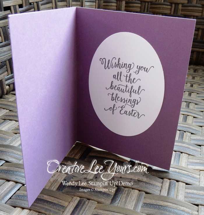 Work of Art Easter Egg by Wendy Lee, #creativeleeyours, Stampin' Up!, Greatest Greetings