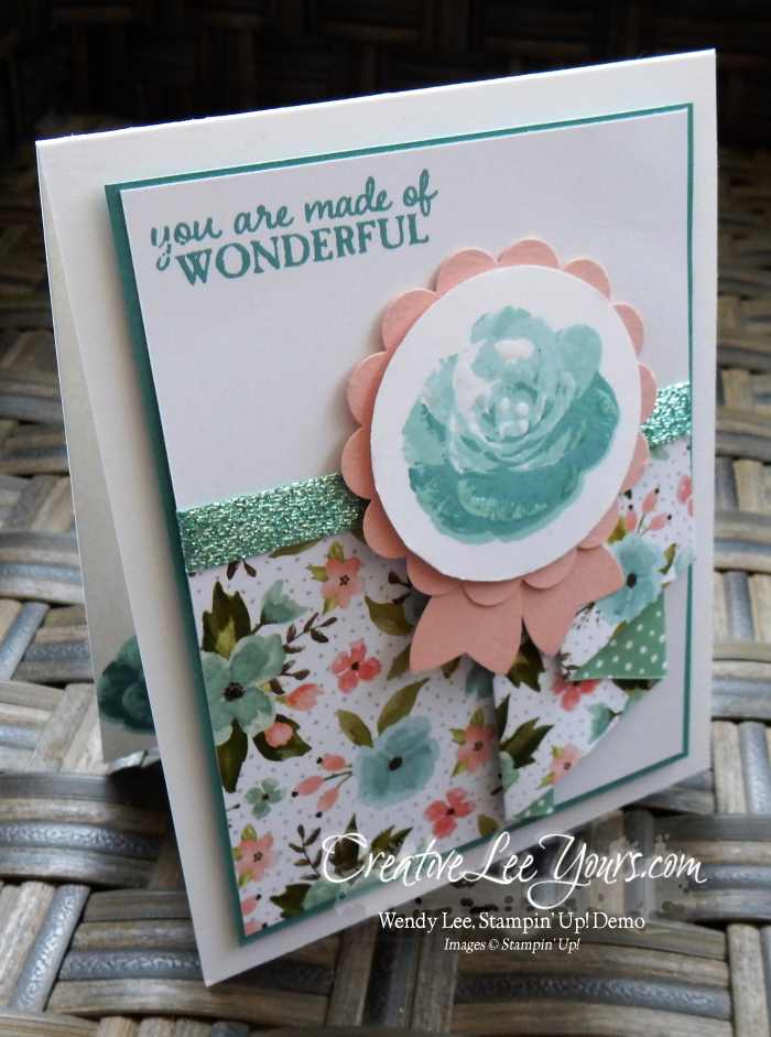 Pleated Skirt by Wendy Lee, #creativeleeoyurs, Stampin' Up!, April 2016 FMN class, Picture Perfect stamp set