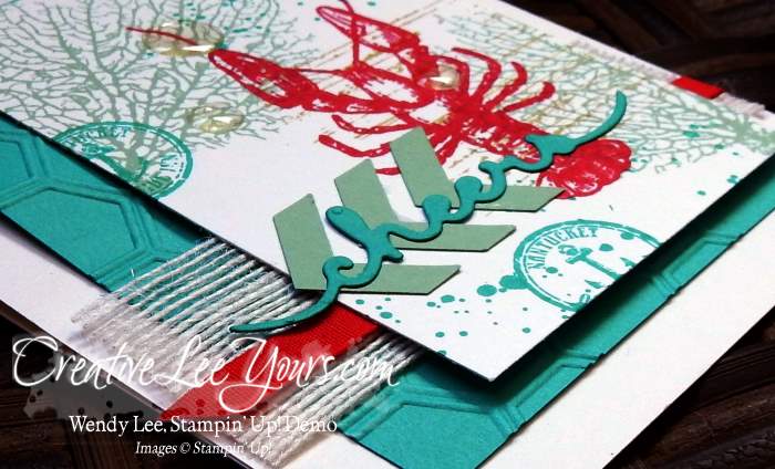 By the tide cheers by Wendy Lee, #creativeleeyours, Stampin' Up!, May 2016 FMN class, masculine, fathers day, birthday, gorgeous grunge