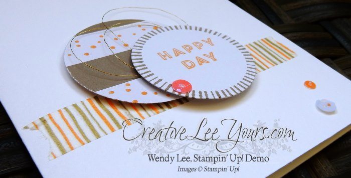 June 2016 Paper Pumpkin Banner Surprise Kit by Wendy Lee, Stampin Up, Stamping, hand made cards, #creativeleeyours
