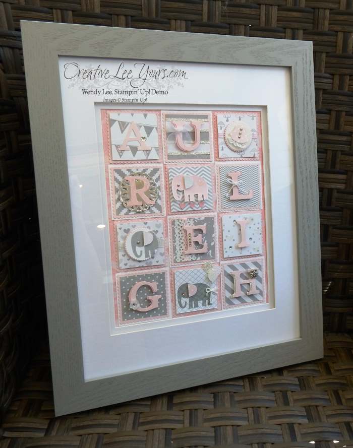 Wallart by Wendy Lee, Stampin Up, Home Decor, #creativeleeyours
