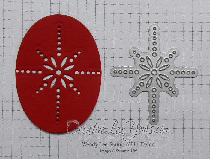 Star of Light ornament by Wendy Lee, Stampin' Up!, #creativeleeyours, christmas, hand made, home decor, star of light stamp set, starlight thinlits, 2016 annual party