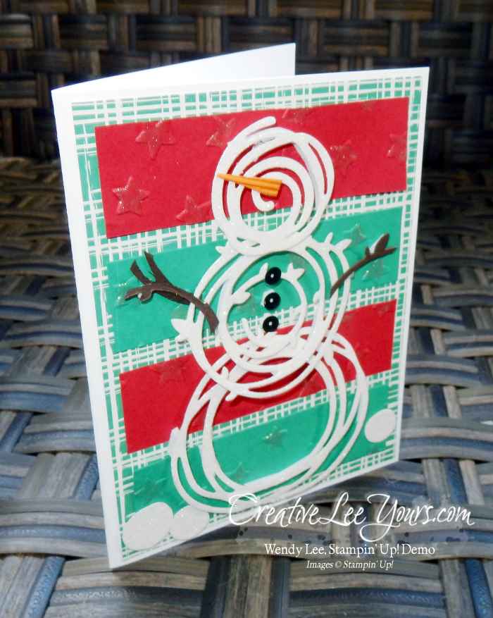 Jolly Swirly Snowman by Nancy Phillips, Stampin Up, hand made Card, christmas, swirly scribbles, this christmas stamp set, diemonds team swap