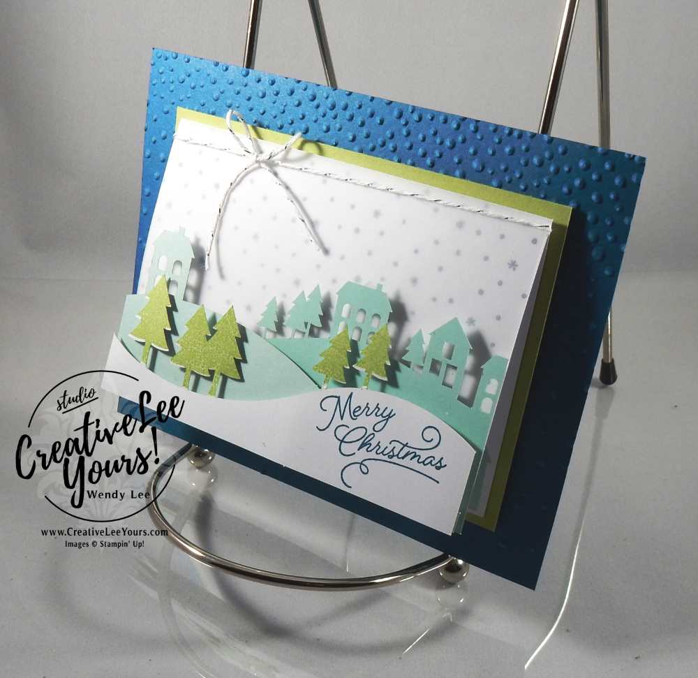November 2016 Wonderful Winterland Paper Pumpkin by wendy lee, Stampin Up, #creativeleeyours, and made, christmas cards