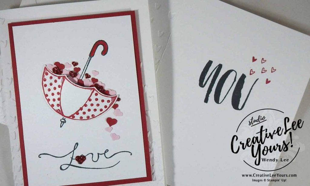 Love You by Wendy Lee, Stampin Up, #creativeleeyours,Jan 2017 FMN, August 2016 Bold Botanicals Paper Pumpkin, hand made valentine card
