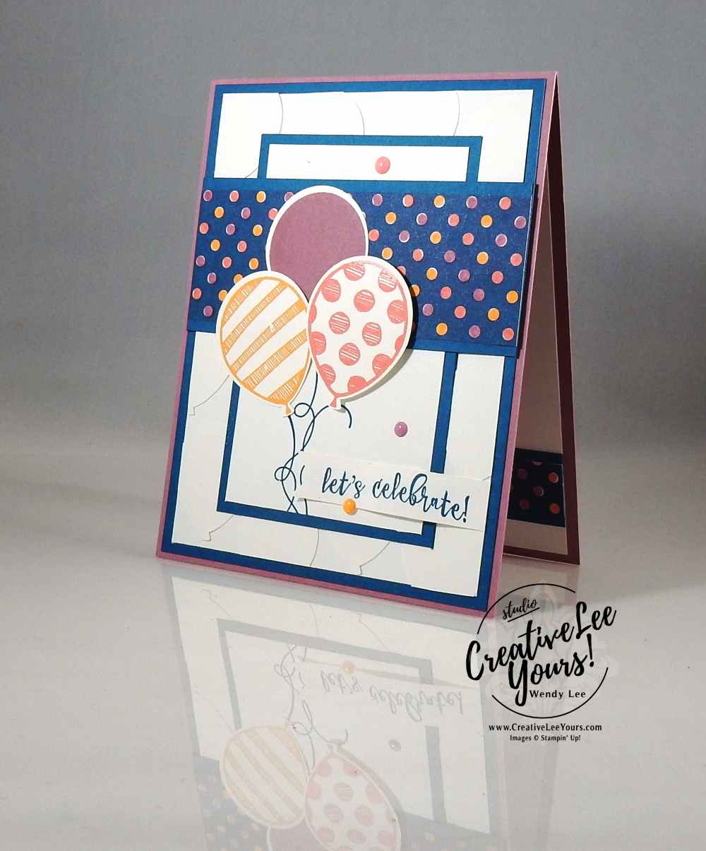 Balloon Adventure 1 sheet wonder by Wendy Lee, class pdf, Stampin Up, #creativeleeyours, cardmaking, rubber stamps, hand made card, balloon adventure stamp set, birthday cards