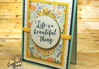 life is a beautiful thing by Belinda Rodgers,stampin up,wendy lee,#creativeleeyours, creatively yours, stamping, handmade,paper crafts,colorful seasons stamp set, thank you, teacher,secretary