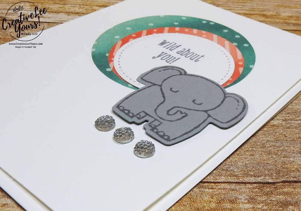A Little Wild Stamp Set, Little Loves Framelits Dies,Stampin Up,stamping, handmade,wendy lee,#creativeleeyours,cute baby animal,
