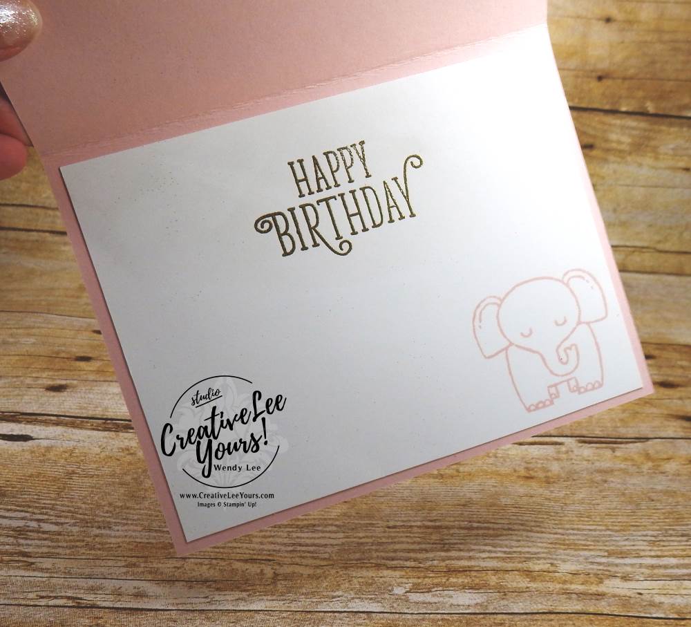 1st Birthday by wendy lee, Stampin Up, baby girl birthday card, stacked letters, happy birthday gorgeous stamp set, a little wild stamp set, large lettersframelits, handmade, rubber stamps, stamping