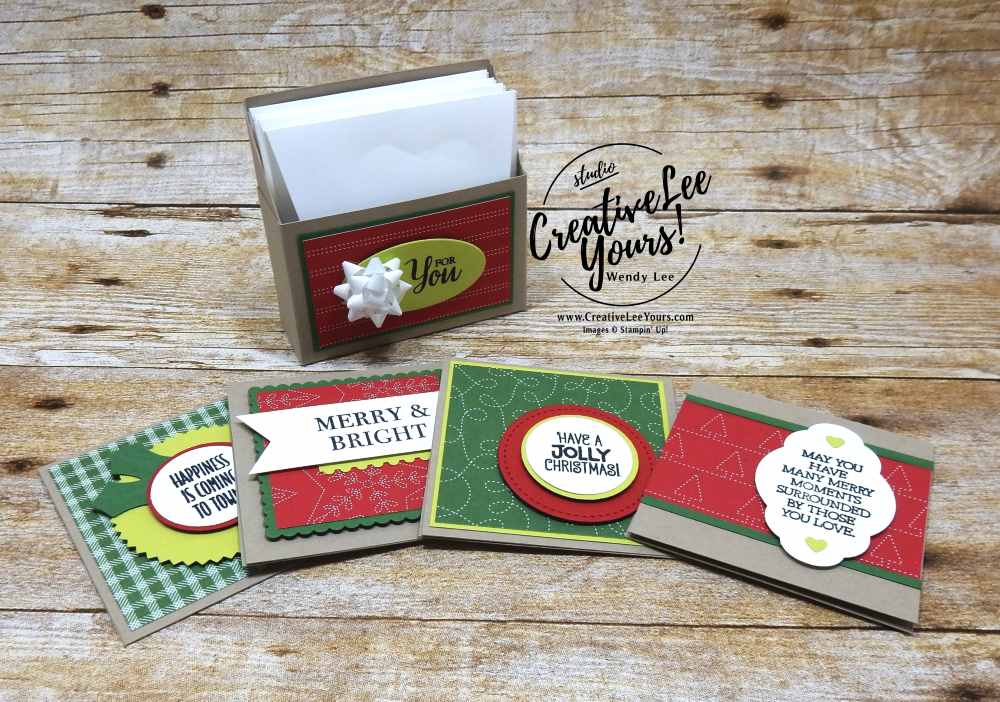 Cute Holiday Gift Cards with Wendy Lee, #WCMD2017 atlanta, christmas gift, handmade, stamping, quilted, santa's suit stamp set, smitten mitten stamp set, hearts come home stamp set, so many shells, hang your stocking stamp set