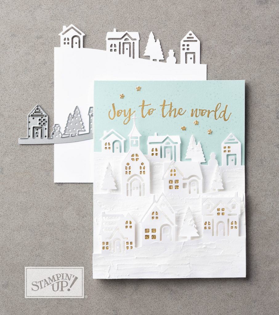 Hearts Come Home Bundle with Wendy Lee, Stampin Up, #creativeleeyours, winter, christmas, handmade cards, stamping, big shot, hearts come home stamp set, hometown greeting edgelits