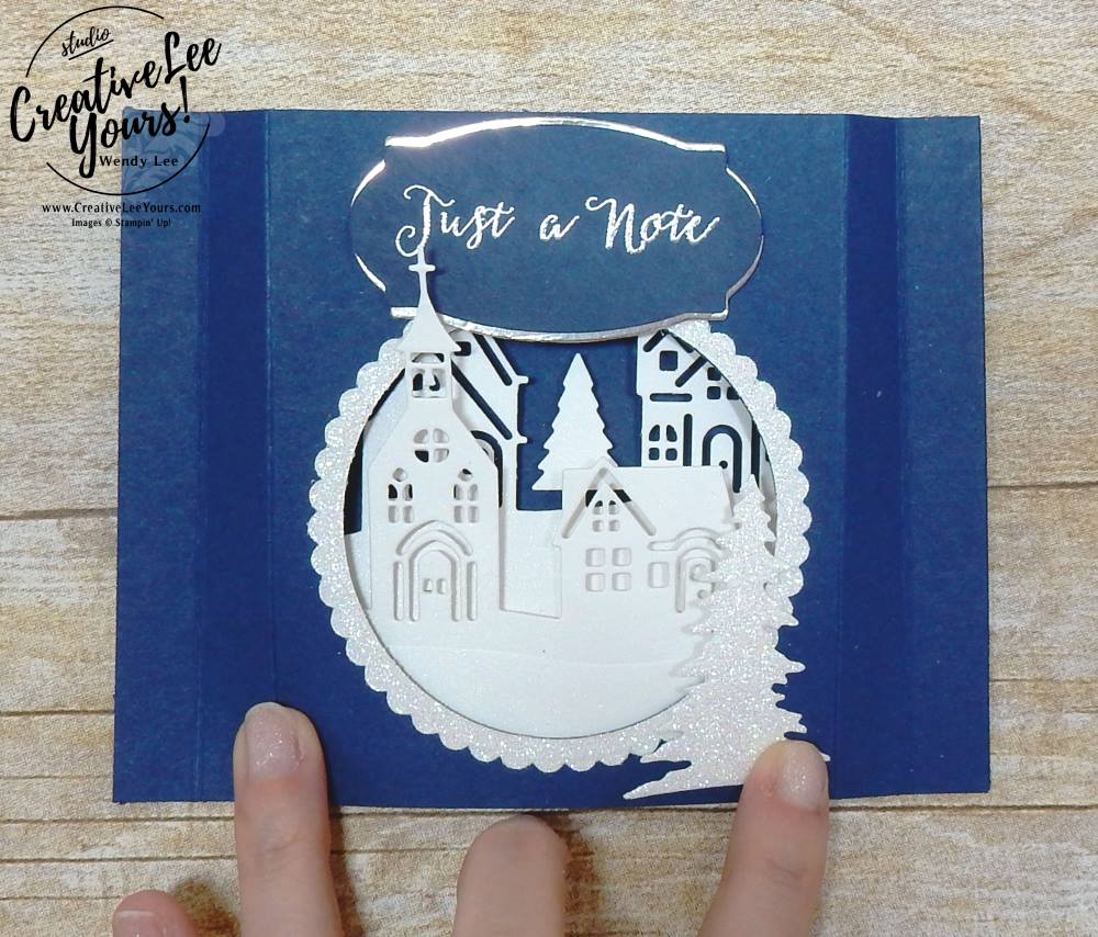 Hometown Shadowbox by Wendy Lee,stampin up,#creativeleeyours,creatively yours,stamping,handmade card,thank you,hospitality,december 2017 fmn class,at home with you stamp set,hometown greetings edgelits