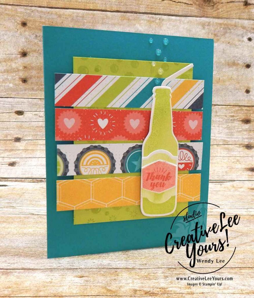 Bubble Over Thanks - Creativelee Yours