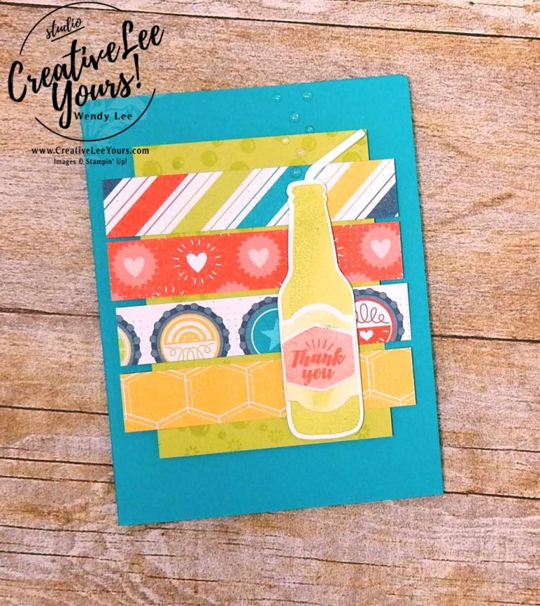 Bubble Over Thanks - Creativelee Yours