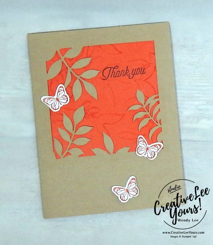 Simple Thank You by Wendy Lee,December 2017 Paper Pumpkin Flora and Flutter Kit,stampin up, handmade cards, rubber stamps, stamping, kit, subscription, floral cards, congratulations, SAB,sale-a-bration,#creativeleeyours, creatively yours