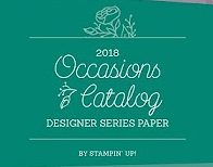 2018 Occasions catalog designer paper share with Wendy Lee, stampin up, papercrafting, #creativeleeyours,creatively yours