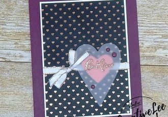 January 2018 Paper Pumpkin Heartfelt Love Notes Kit with Wendy Lee, #creativeleeyours, creatively yours, creative-lee yours, stampin up, stamping, SU,SU cards, handmade, treat pouch, valentine,love note, fast and easy cards