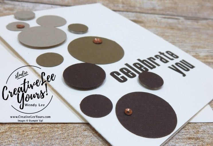 Celebrate You by Wendy Lee,February 2018 Paper Pumpkin Wildflower Wishes Kit,wendy lee,Stampin up, stamping, handmade, cards, #creativeleeyours, creatively yours, creative-lee yours,March 2018 FMN class bonus card,quick and easy, masculine card,fathers day, birthday,SU,SU cards