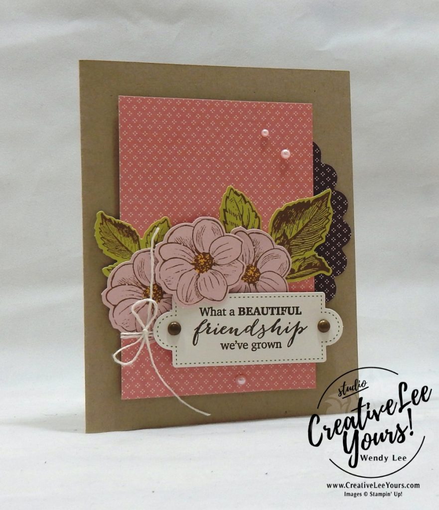 March 2018 May Good Things Grow Paper Pumpkin Kit by wendy lee, stampin up, handmade cards, rubber stamps, stamping, kit, subscription, floral,spring cards, vintage, beautiful,thank you, congrats, friend, #creativeleeyours,creatively yours,creative-lee yours,SU, SU cards