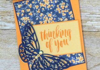 Thinking of you by sheila tatum, cardmaking, handmade card, rubber stamps, stamping, stampin up, wendy Lee, #creativeleeyours, creatively yours, creative-lee yours, SU, SU cards, rooted in nature stamp set, abstract impressions stamp set, birthday, diemonds team swap