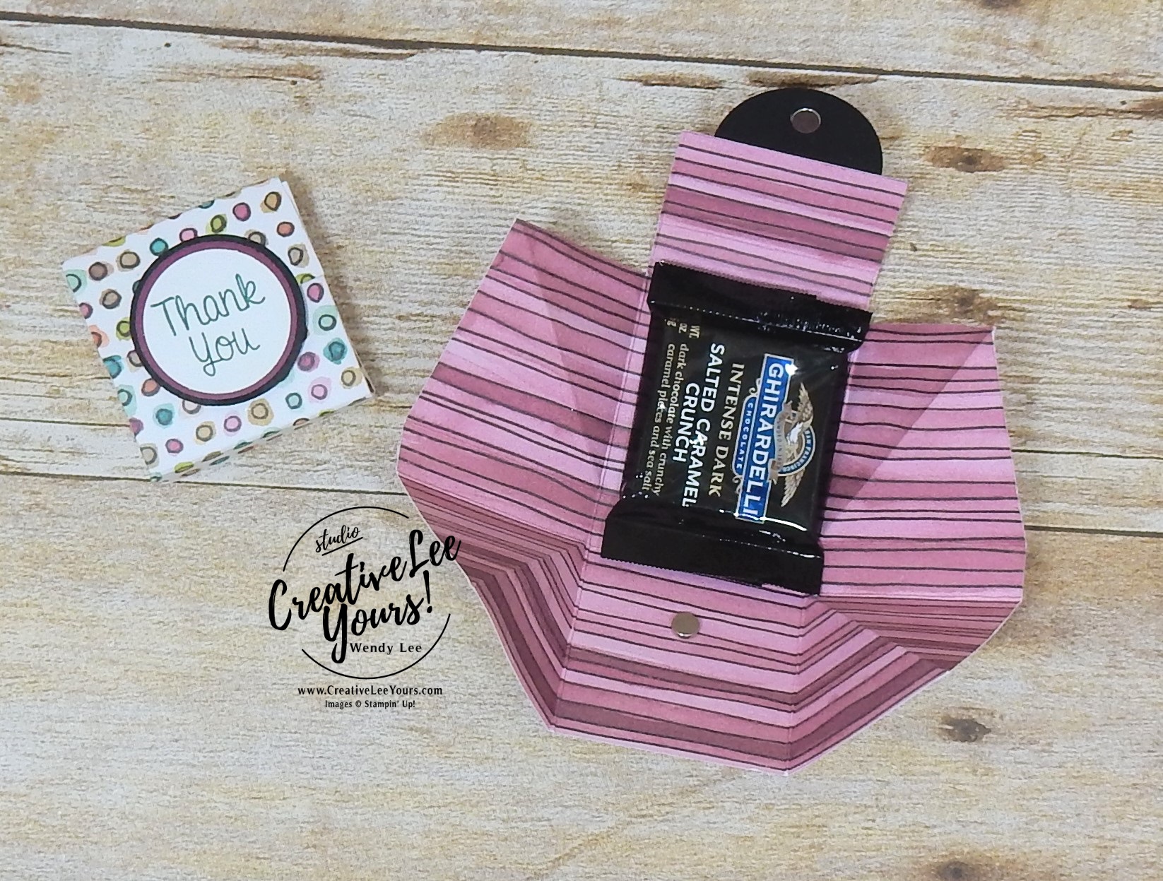 Stampin up 2018 2019 new catalog party with Wendy Lee, #creativeleeyours, creatively yours, creative-lee yours, open house, handmade, stamping, SU, Hand Delivered stamp set ,rubber stamps, stamping,  birthday, thank you, congrats, friend,  SU cards, candy treat, magnetic closure