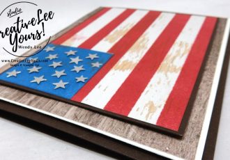 Pallet Flag Wendy Lee, stampin up, papercrafting, #creativeleeyours, creativelyyours, creative-lee yous, SU, #loveitchopit, wood words stamp set, cardmaking, handmade card, rubber stamps, stamping, stampin up, SU cards, birthday, at home with you, stamp set, thank you, friend, paper share, 4th of july