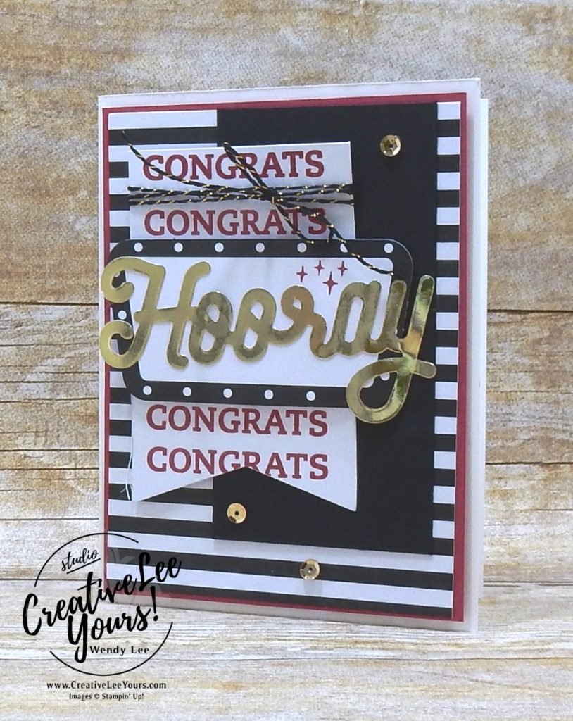 June 2018 Broadway Star Paper Pumpkin Kit by wendy lee, stampin up, handmade cards, rubber stamps, stamping, kit, subscription, birthday, thank you, congrats, friend, #creativeleeyours, creatively yours, creative-lee yours, SU, SU cards, alternate, masculine
