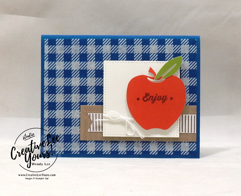 Enjoy July 2018 picnic paradise Paper Pumpkin Kit by wendy lee, stampin up, handmade cards, rubber stamps, stamping, kit, subscription, #creativeleeyours, creatively yours, creative-lee yours, birthday, friend, thank you, congrats, alternate