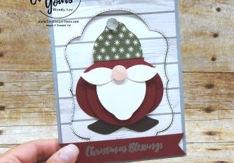 Punch Art Santa by wendy lee, Stampin Up, stamping, handmade card, friend, thank you, birthday, #creativeleeyours, creatively yours, creative-lee yours, blended seasons, punch art, SU, SU cards, rubber stamps, color your season promotion, paper crafting, limited time, all occasions, flowers, leaves, stitched seasons framelits, free tutorial