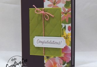 August 2018 Blissful Blooms Paper Pumpkin Kit by wendy lee, stampin up, handmade cards, floral, rubber stamps, stamping, kit, subscription, #creativeleeyours, creatively yours, creative-lee yours, birthday, friend, thank you, congrats, video, alternate projects, fast & easy, DIY, wedding