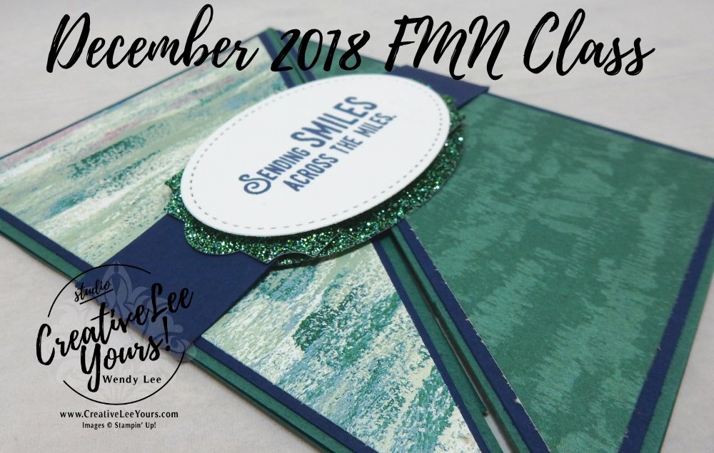 Diagonal Fun Fold Birthday by Wendy Lee, Tutorial, card club, stampin Up, SU, #creativeleeyours, hand made card, thankful, gratitude, congratulations, birthday, celebration, stamping, creatively yours, creative-lee yours, lift me up stamp set, DIY, FMN, forget me knot, December 2018, masculine