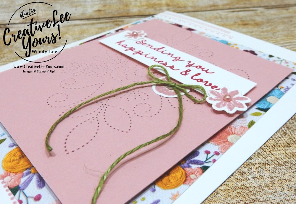 #OnStage, Diemonds team, wendy lee, stampin up, stamping, SU, #creativeleeyours, creatively yours, creative-lee yours, SU events, sbusiness opportunity, DIY, fellowship, Needle and thread stamp set, friend, birthday, congrats