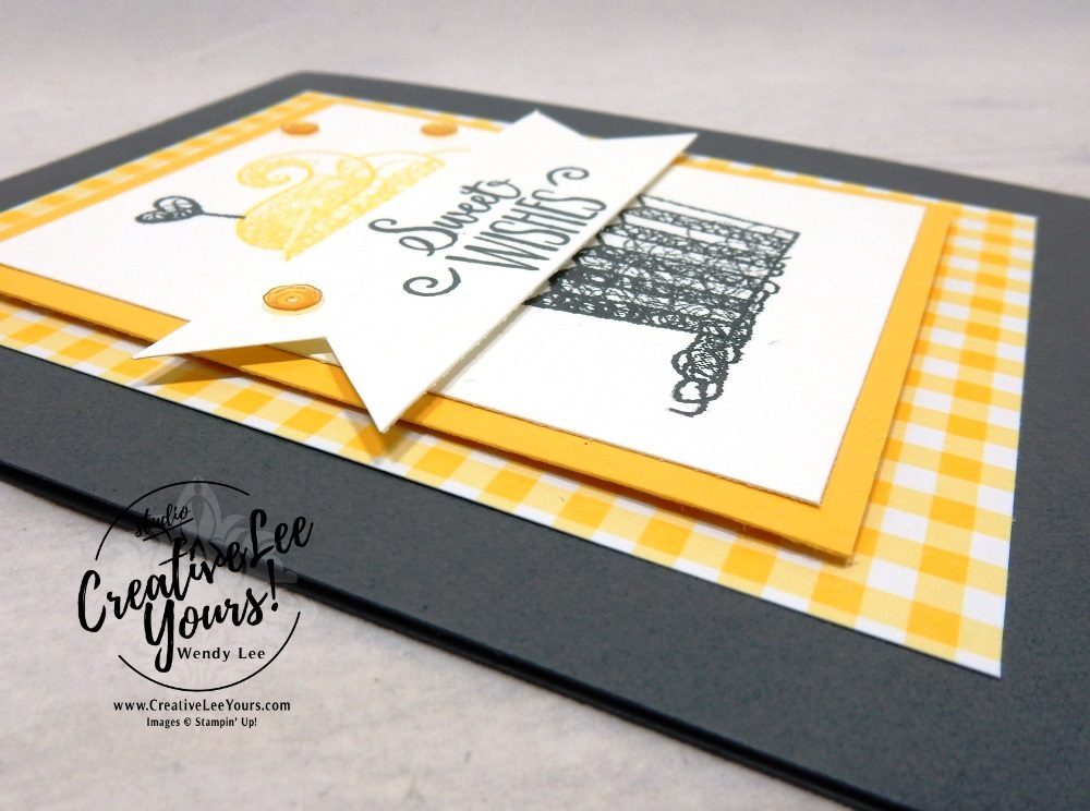 Sweet Wishes, wendy lee, Stampin Up, stamping, handmade card, friend, thank you, birthday, thinking of you, #creativeleeyours, creatively yours, creative-lee yours, SU, SU cards, rubber stamps, demonstrator, business, DIY, cling stamps, hello cupcake stamp set, fast & easy,  diemonds team swap, #simplestamping, cupcake