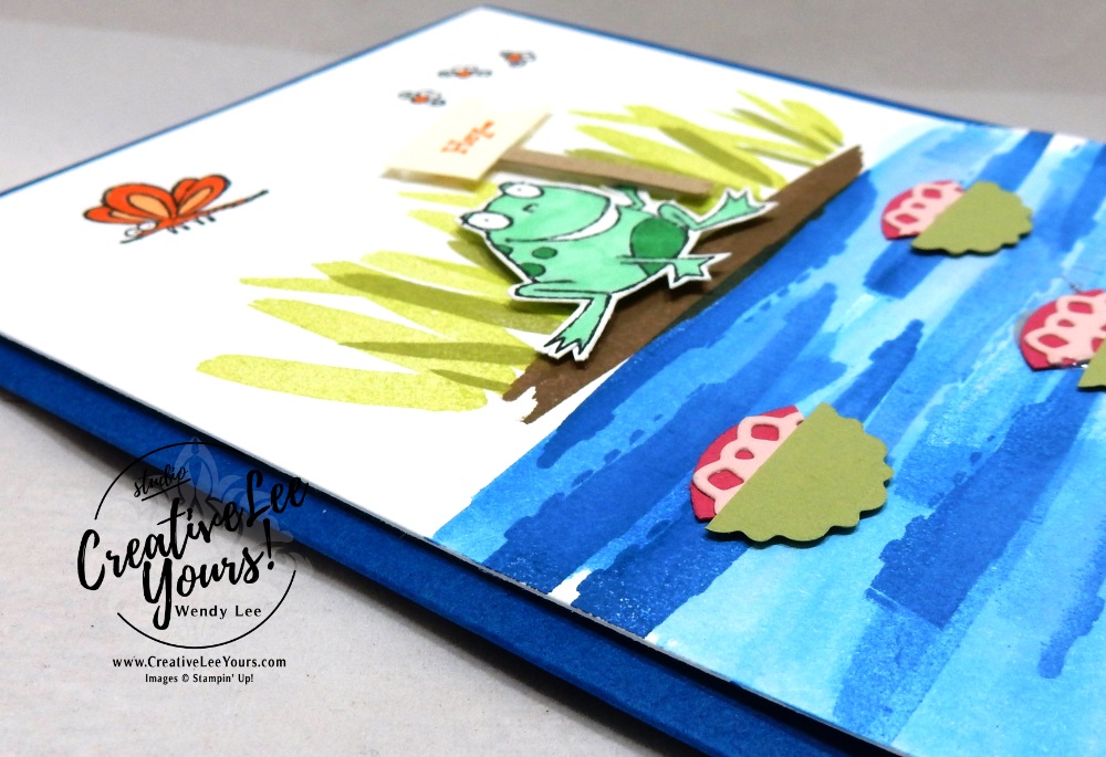 Hey by Jennifer Moretz, wendy lee, Stampin Up, stamping, handmade card, friend, thank you, birthday, thinking of you, #creativeleeyours, creatively yours, creative-lee yours, SU, SU cards, rubber stamps, demonstrator, business, DIY, cling stamps, so hoppy together stamp set, diemonds team swap,, kids card, masculine